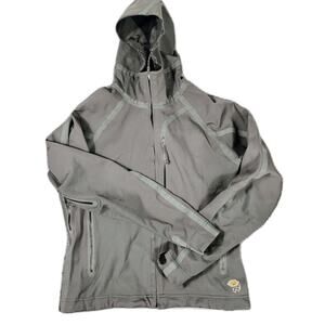 Mountain Hardware Conduit Jacket Women's 8 Grey Soft Shell Waterproof Taped Seam